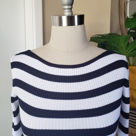 Nautical Stripe Sweater Size Large NEW! - Picture 10 of 11